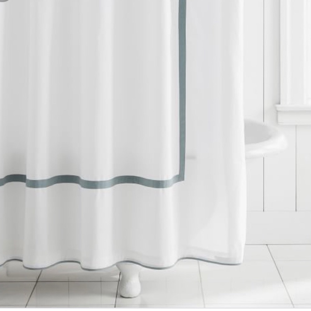 Pottery Barn Morgan Organic Shower Curtain